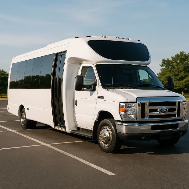 Waukegan Shuttle Bus Rentals 20 Passenger Shuttle Bus