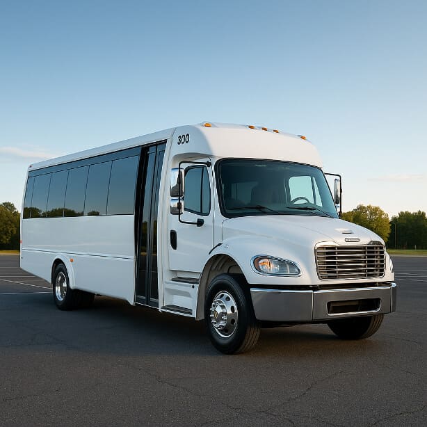 Waukegan Shuttle Bus Rentals 25 Passenger Shuttle Bus